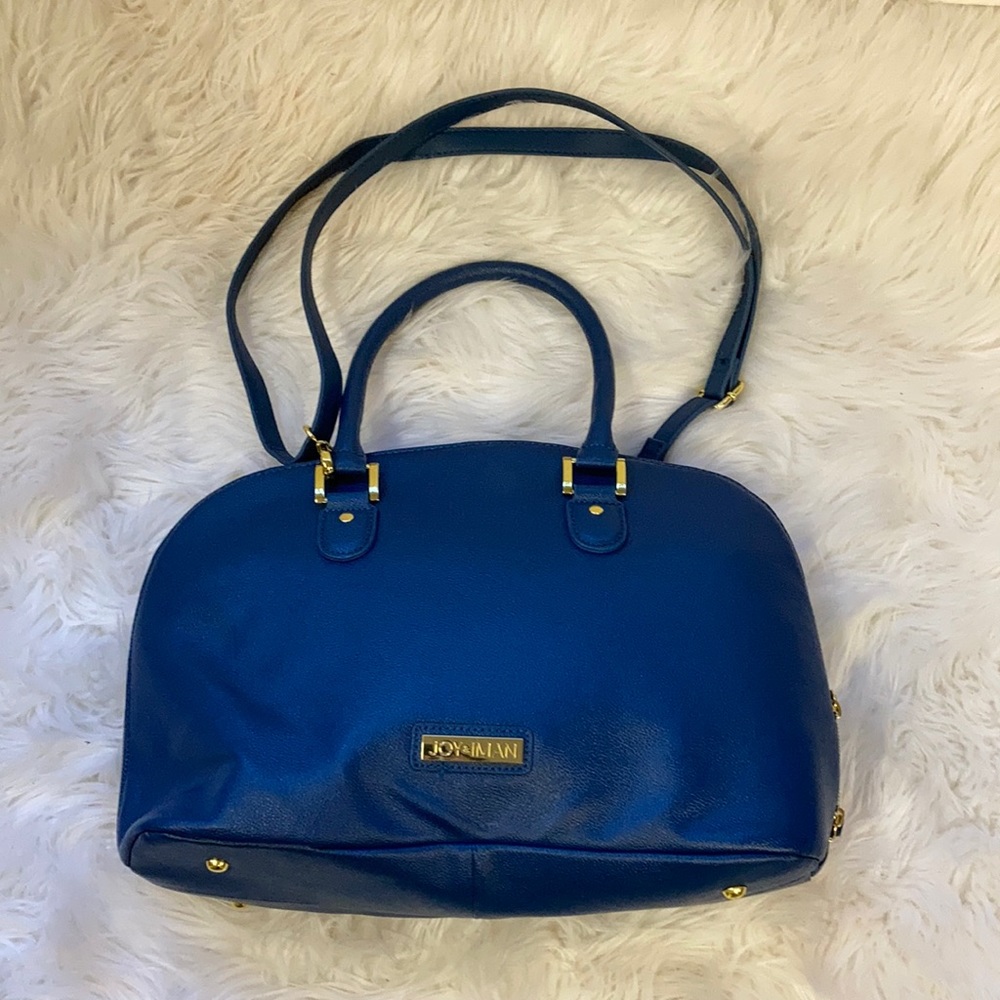 Joy & Iman Blue Shoulder Bag